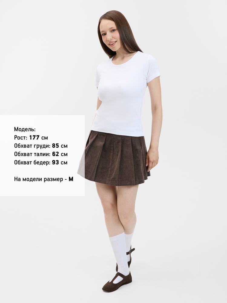 Футболка женская с круглым вырезом Lady 220 белая — фото 8