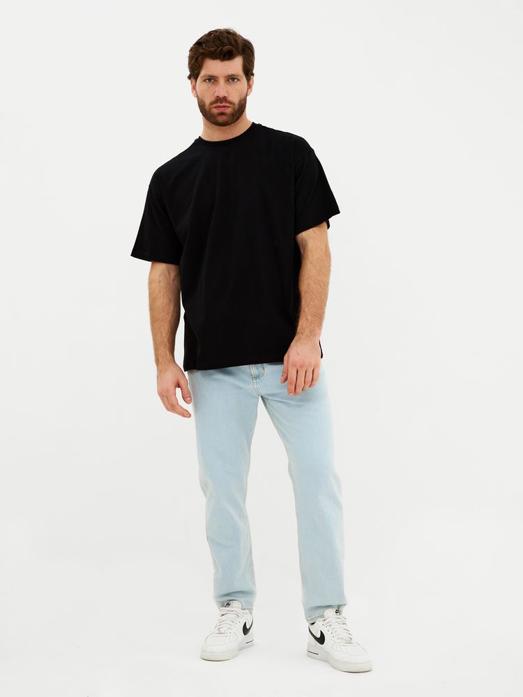 Футболка Oversize Premium, черная — фото 4