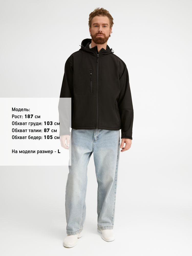 Куртка мужская с капюшоном Replay Men 340, черная — фото 5