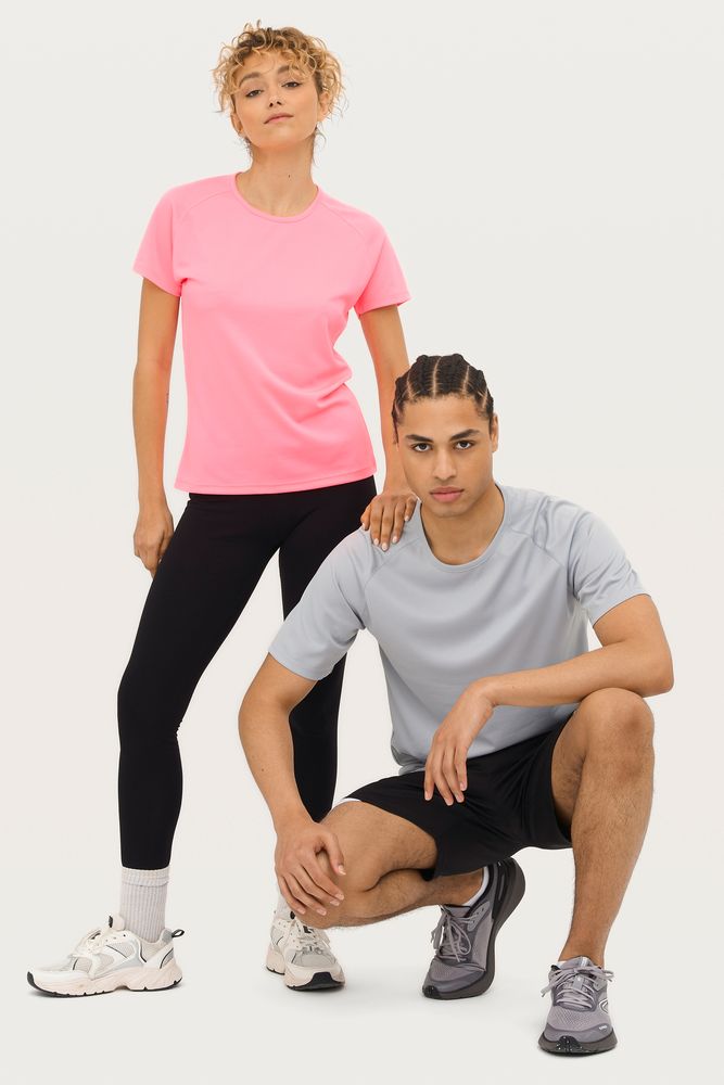 Футболка унисекс Sporty 140, серая — фото 6