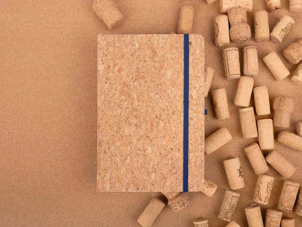 Блокнот Corkfolio, синий — фото 10