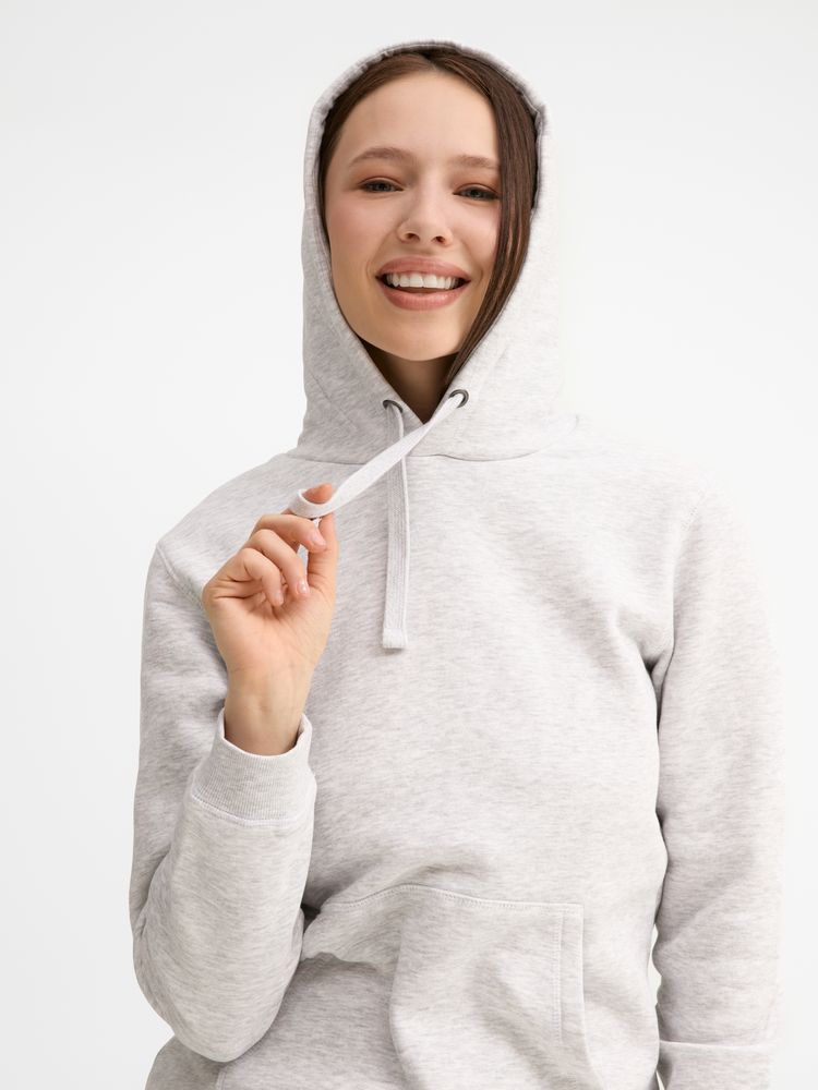Толстовка женская Spencer Women, светло-серый меланж — фото 10
