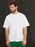 Футболка Oversize Premium, белая — фото 2