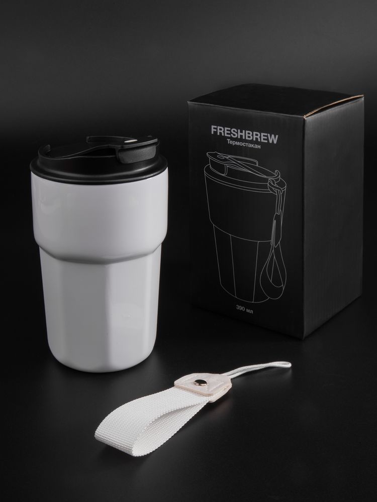 Термостакан Freshbrew, белый — фото 11