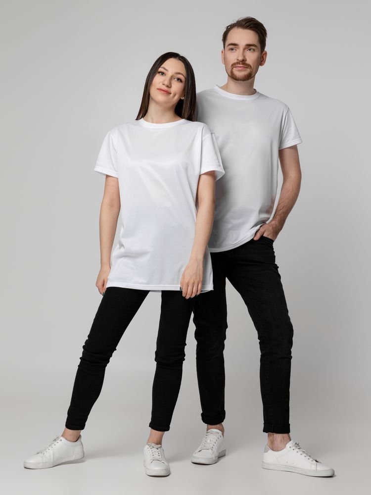 Футболка унисекс для сублимации Paint Tee, белая — фото 1