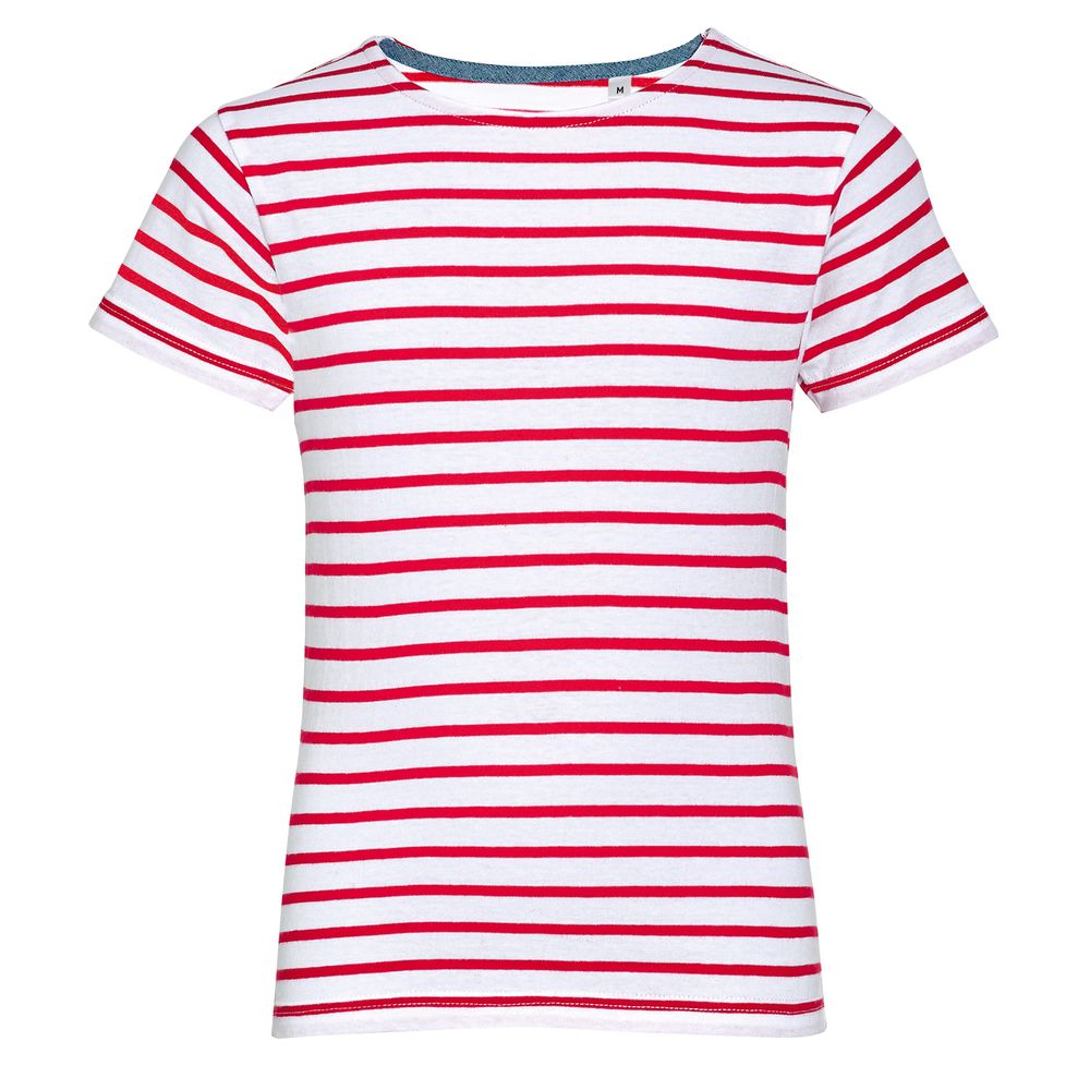 Футболка детская Miles Kids белая с красным — фото 2