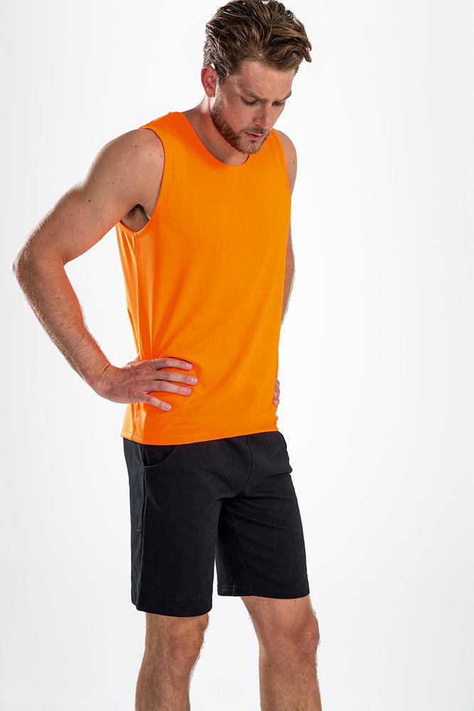 Майка мужская Sporty TT Men, белая — фото 2