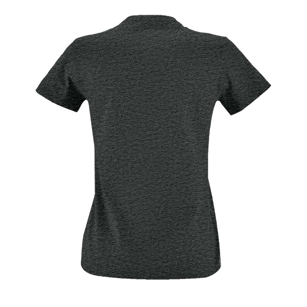 Футболка женская Imperial Fit Women, черный меланж — фото 1