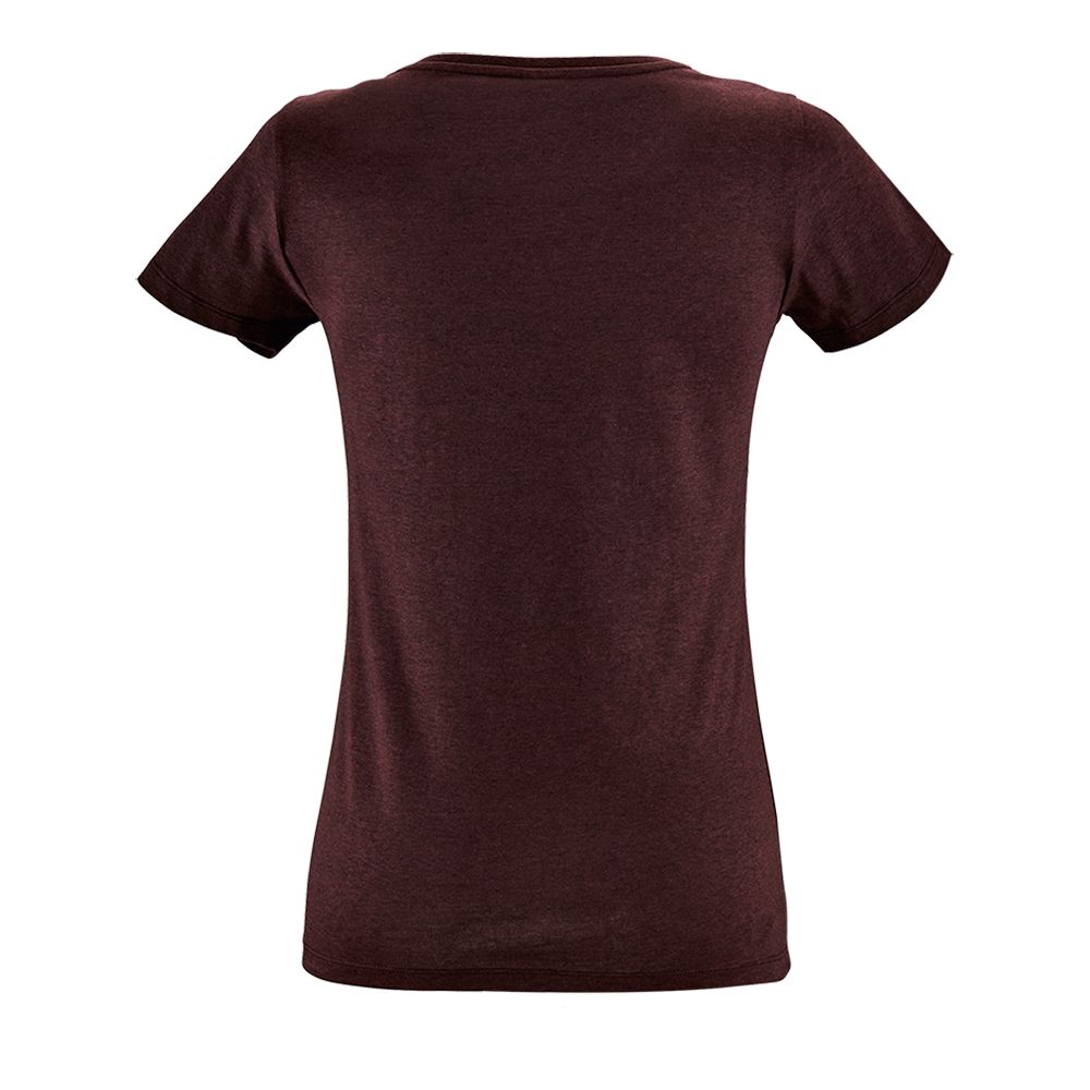 Футболка женская Regent Fit Women, бордовый меланж — фото 1