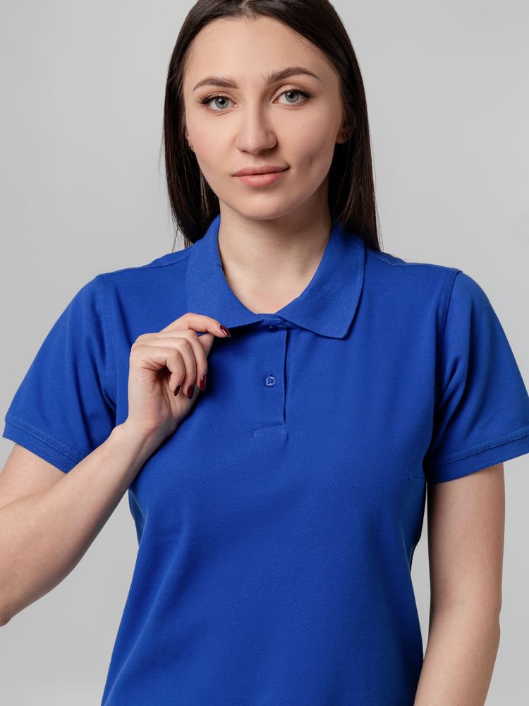 Рубашка поло женская Virma Stretch Lady, ярко-синяя — фото 3