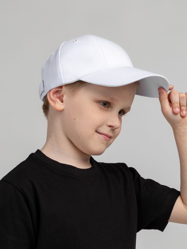 Бейсболка детская Capture Kids, белая — фото 2