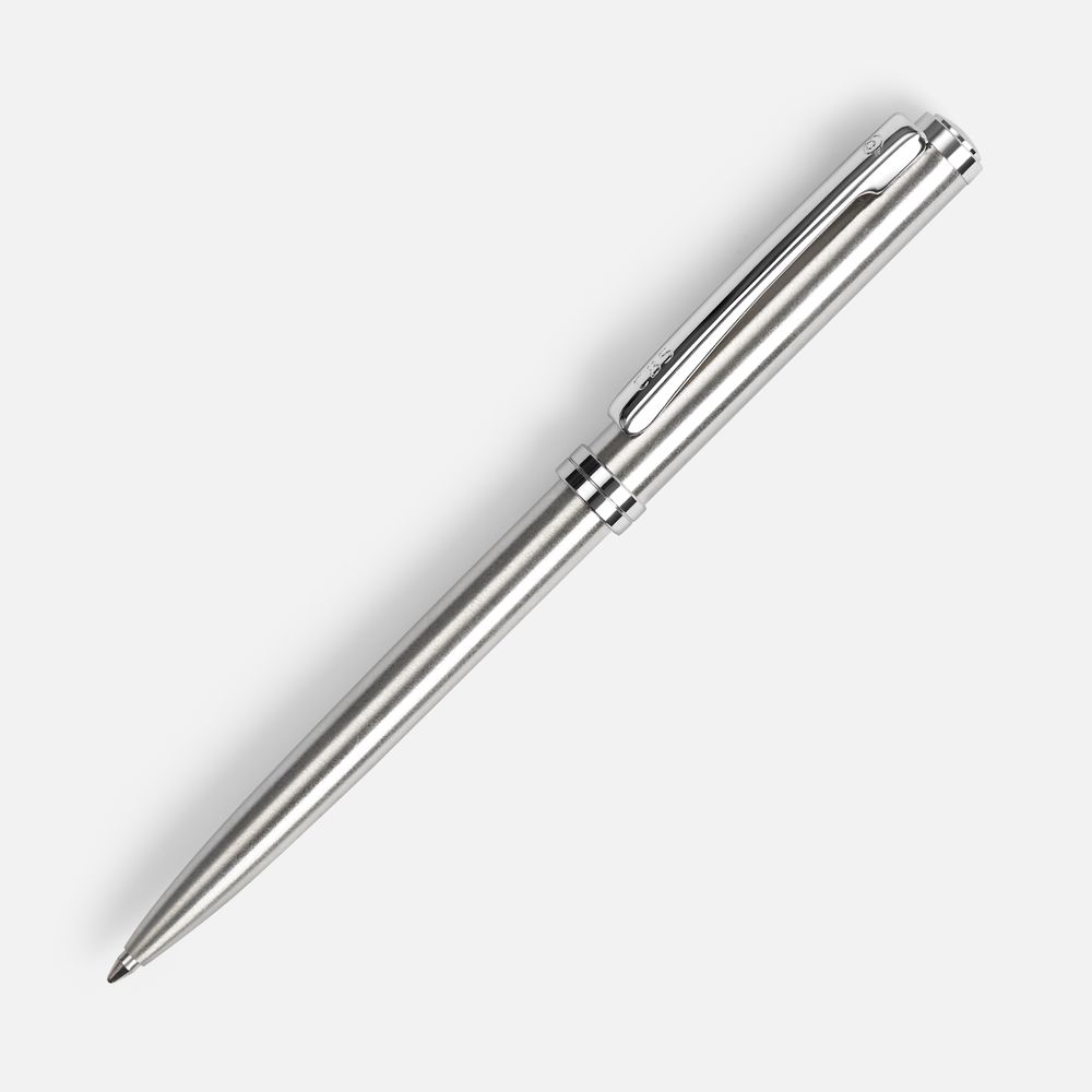 Ручка шариковая Delgado, серебристая — фото 5