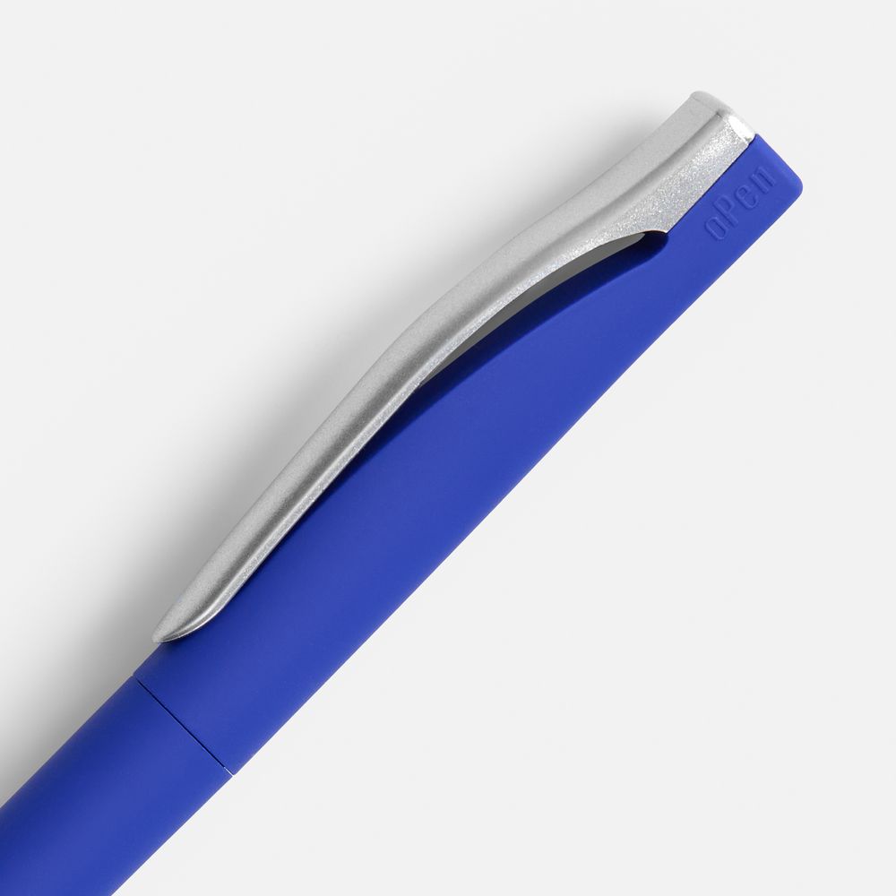 Ручка шариковая Pin Soft Touch, синяя — фото 1