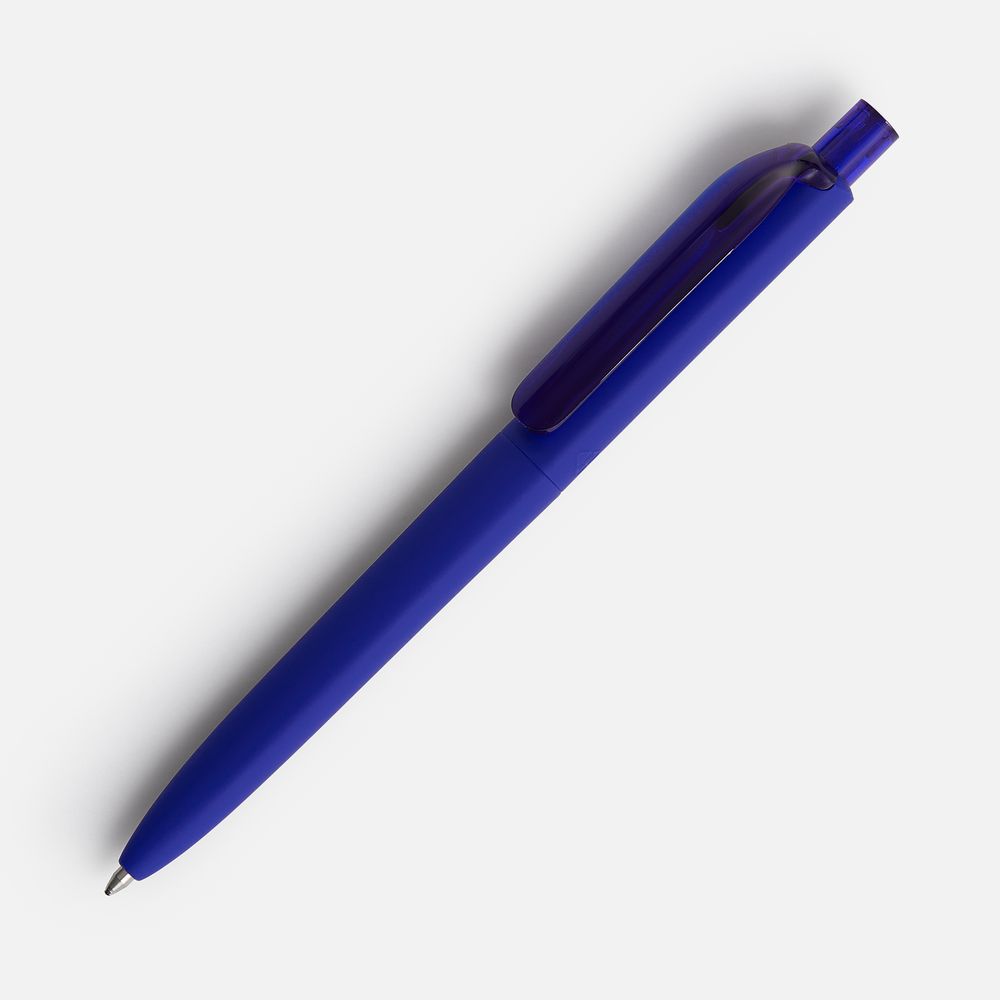 Ручка шариковая Prodir DS8 PRR-T Soft Touch, синяя — фото 7