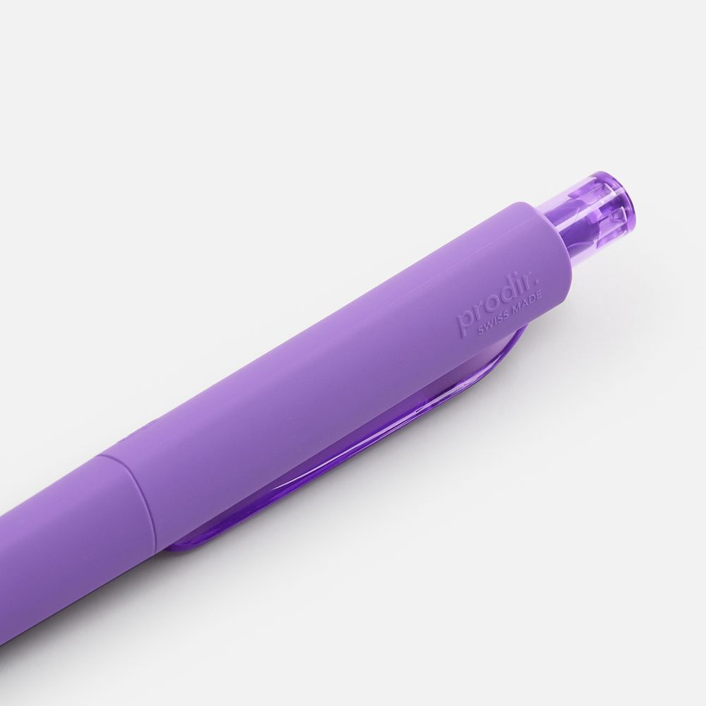 Ручка шариковая Prodir DS8 PRR-T Soft Touch, фиолетовая — фото 1