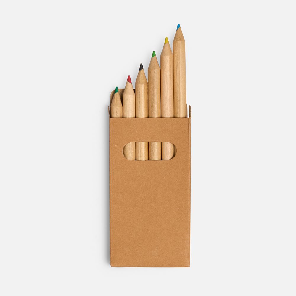 Набор цветных карандашей Pencilvania Mini, крафт — фото 1