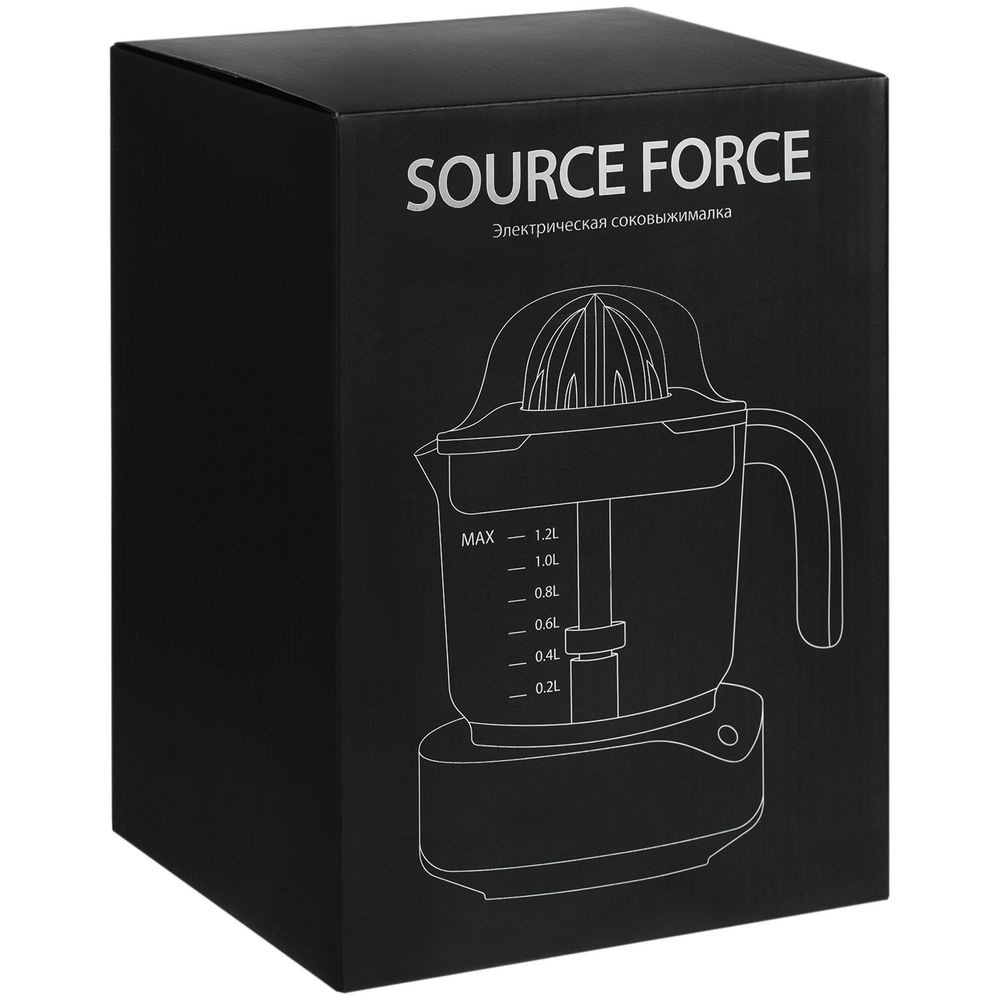 Электрическая соковыжималка для цитрусовых Source Force, серебристо-черная — фото 1