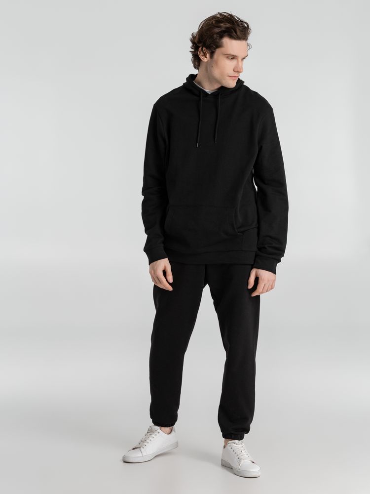 Толстовка с капюшоном унисекс Hoodie, черная — фото 2