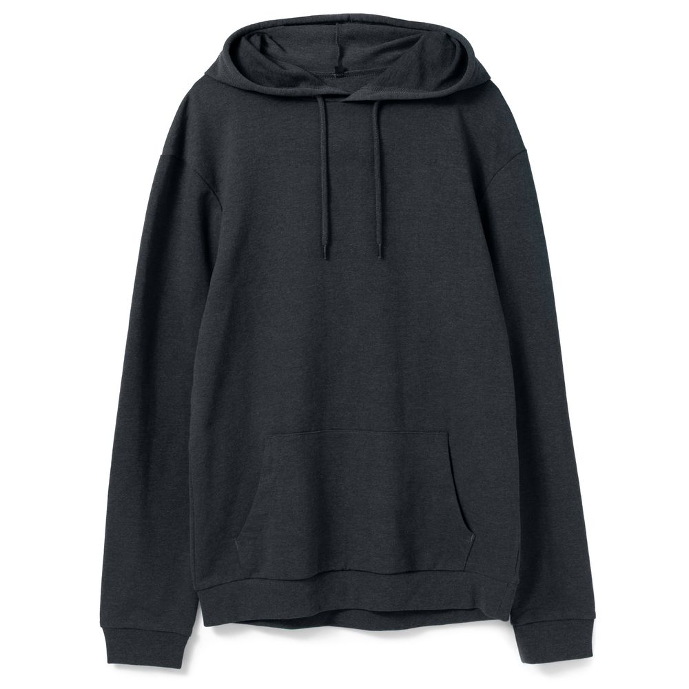 Толстовка с капюшоном унисекс Hoodie, темно-серая — фото 7