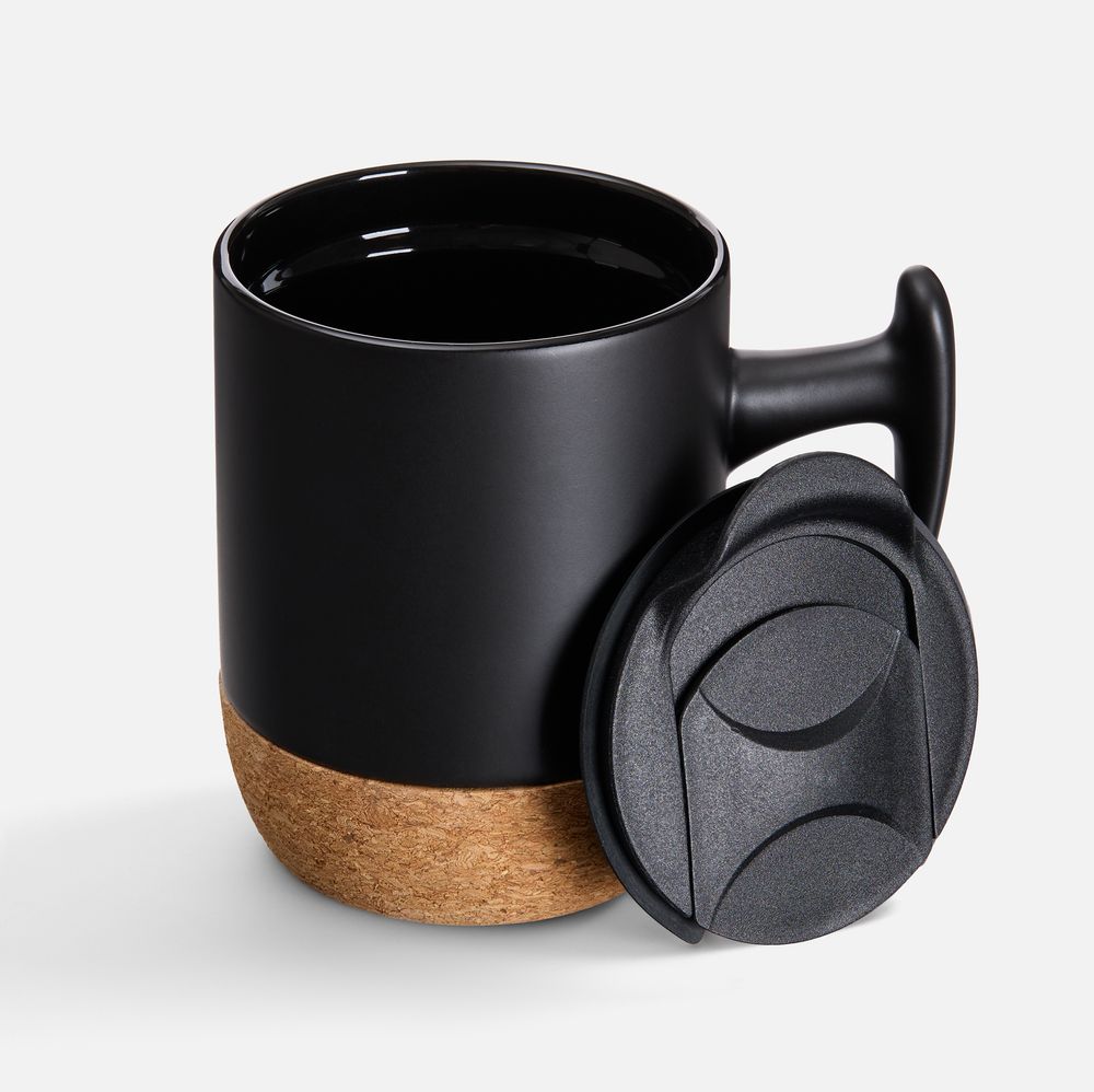 Кружка Corky Grip, черная — фото 1