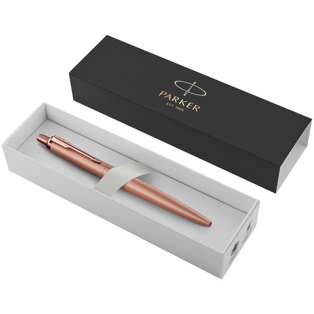 Ручка шариковая Parker Jotter XL Monochrome Pink Gold, розовое золото — фото 1