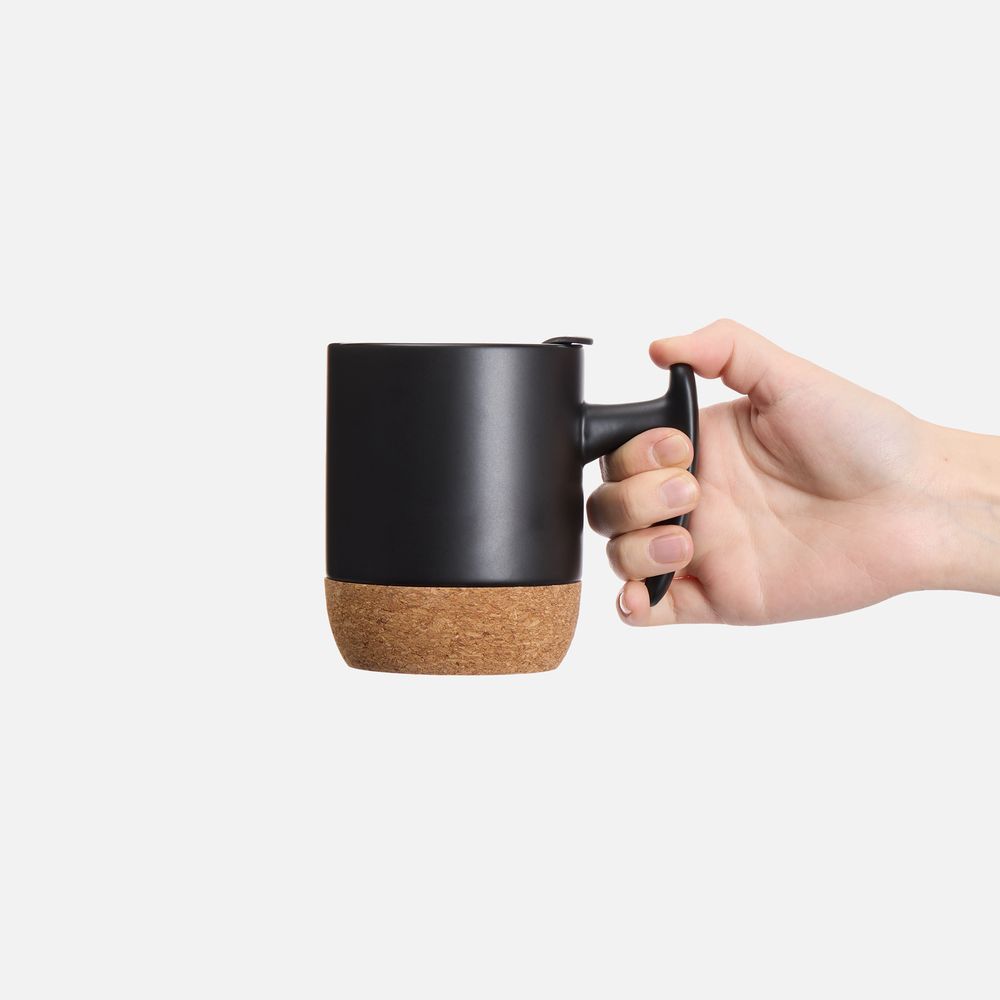 Кружка Corky Grip, черная — фото 2