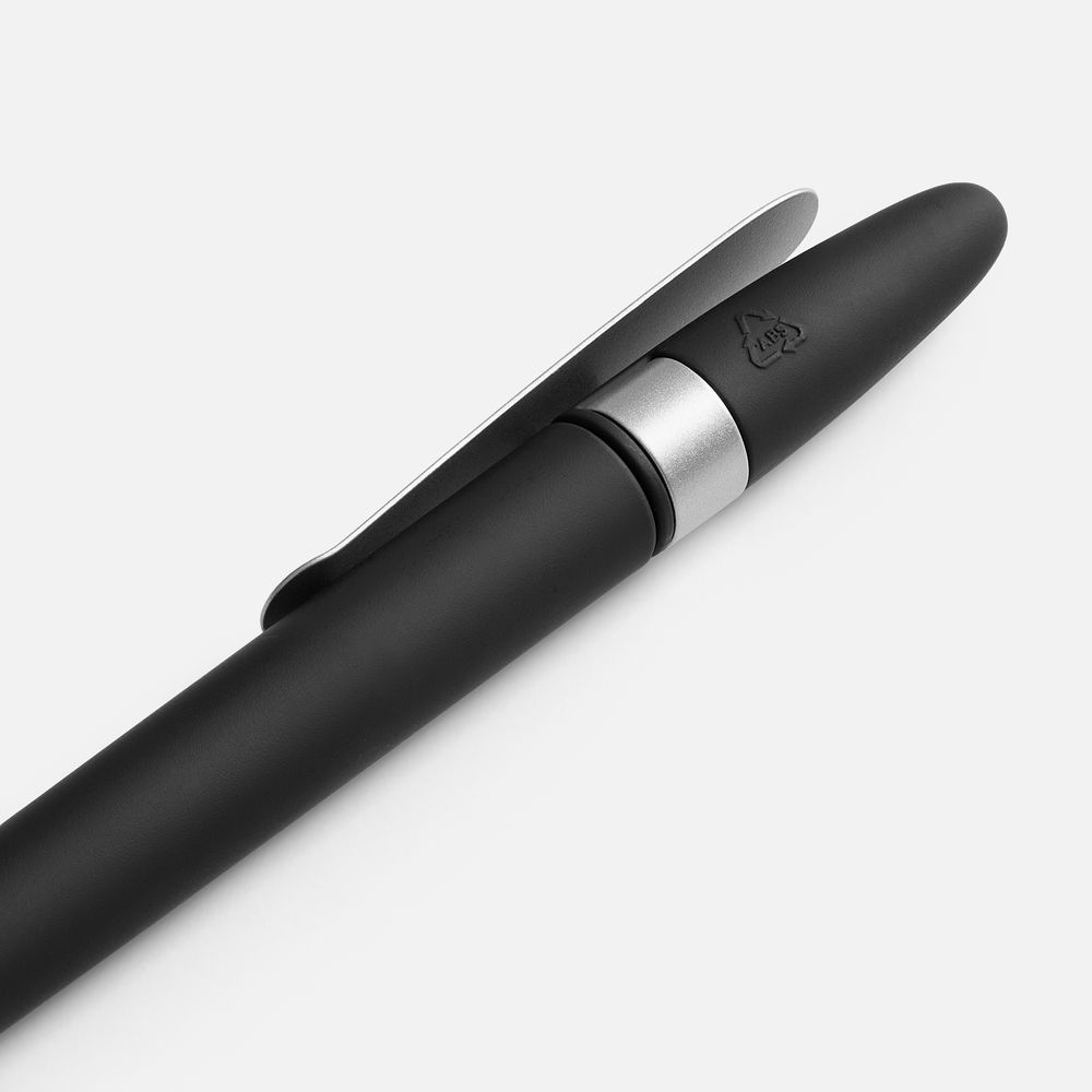 Ручка шариковая Prodir DS5 TSR Metal Clip, черная — фото 2