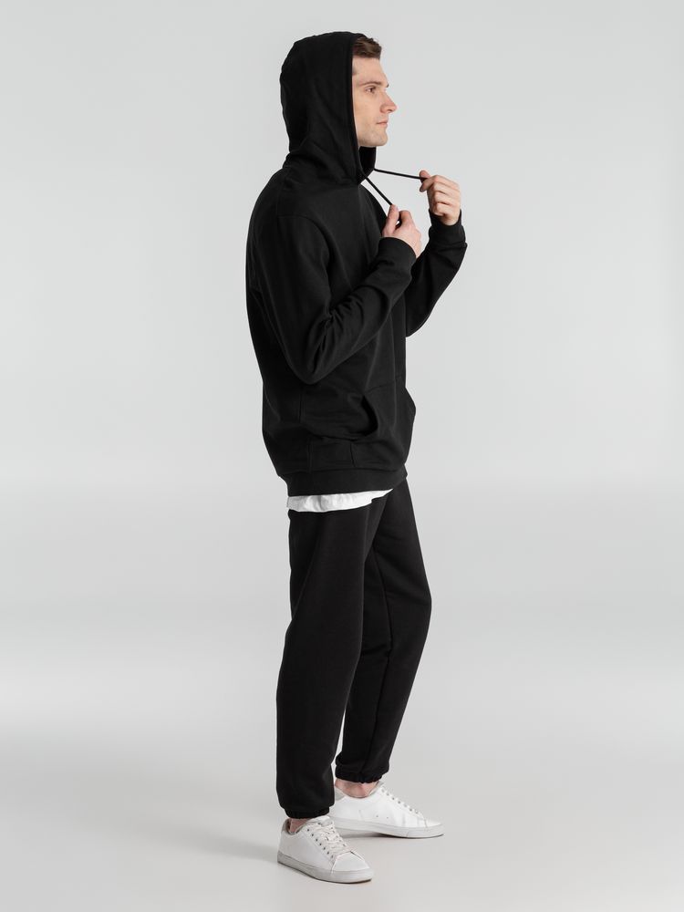 Толстовка с капюшоном унисекс Hoodie, черная — фото 4