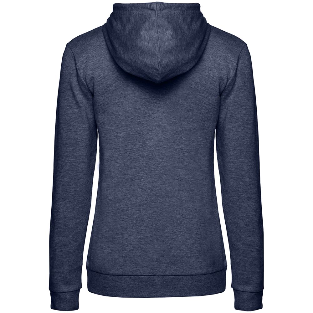 Толстовка с капюшоном женская Hoodie, синий меланж — фото 1