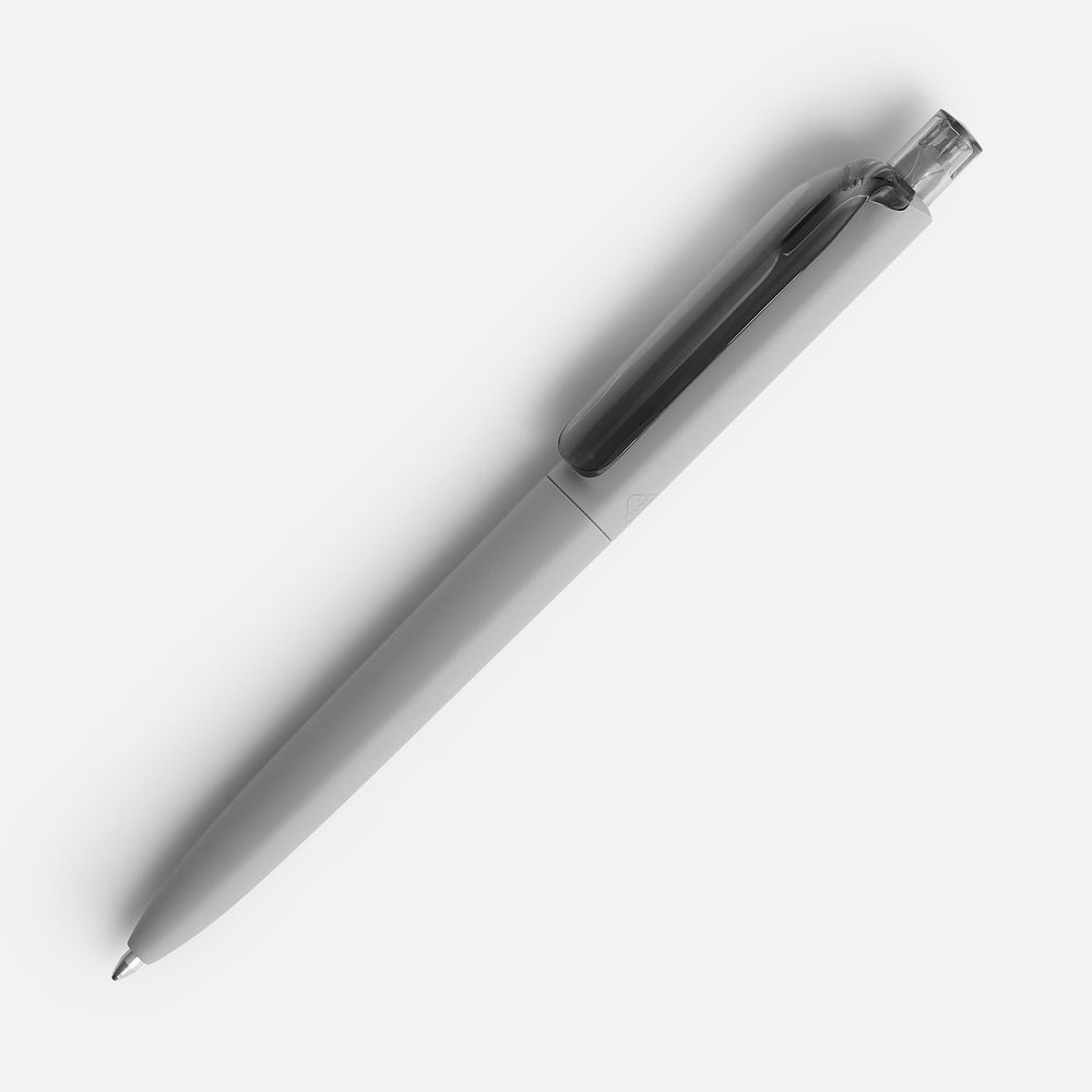 Ручка шариковая Prodir DS8 PRR-T Soft Touch, серая — фото 7