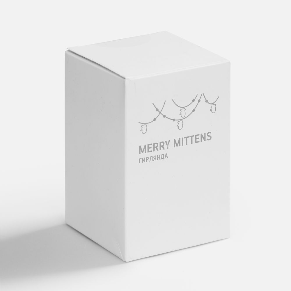 Гирлянда Merry Mittens, синяя — фото 7
