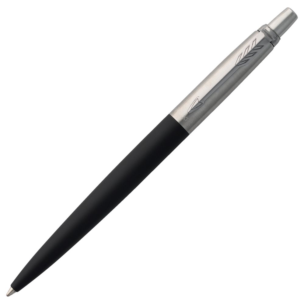 Ручка шариковая Parker Jotter Core K63, черный с серебристым — фото 1