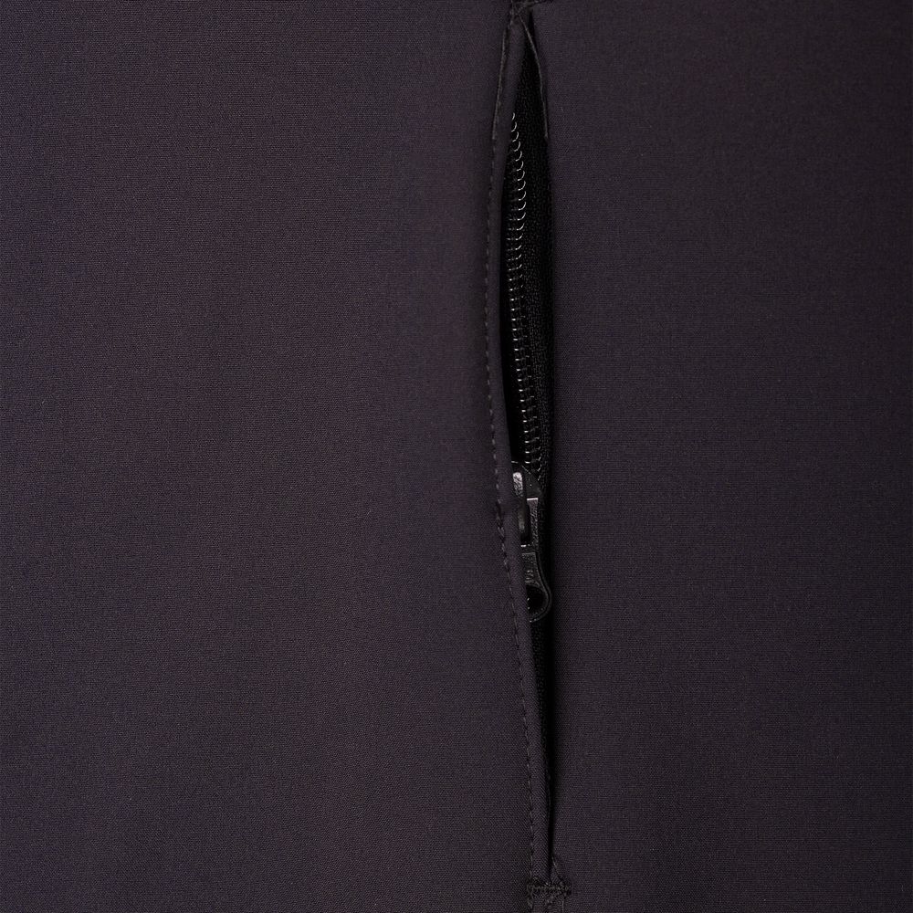 Куртка женская Hooded Softshell черная — фото 5