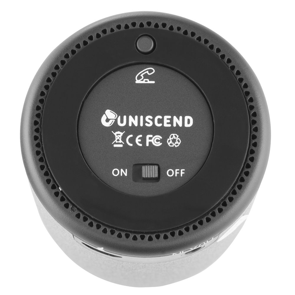 Беспроводная колонка Uniscend Grinder, серая — фото 6