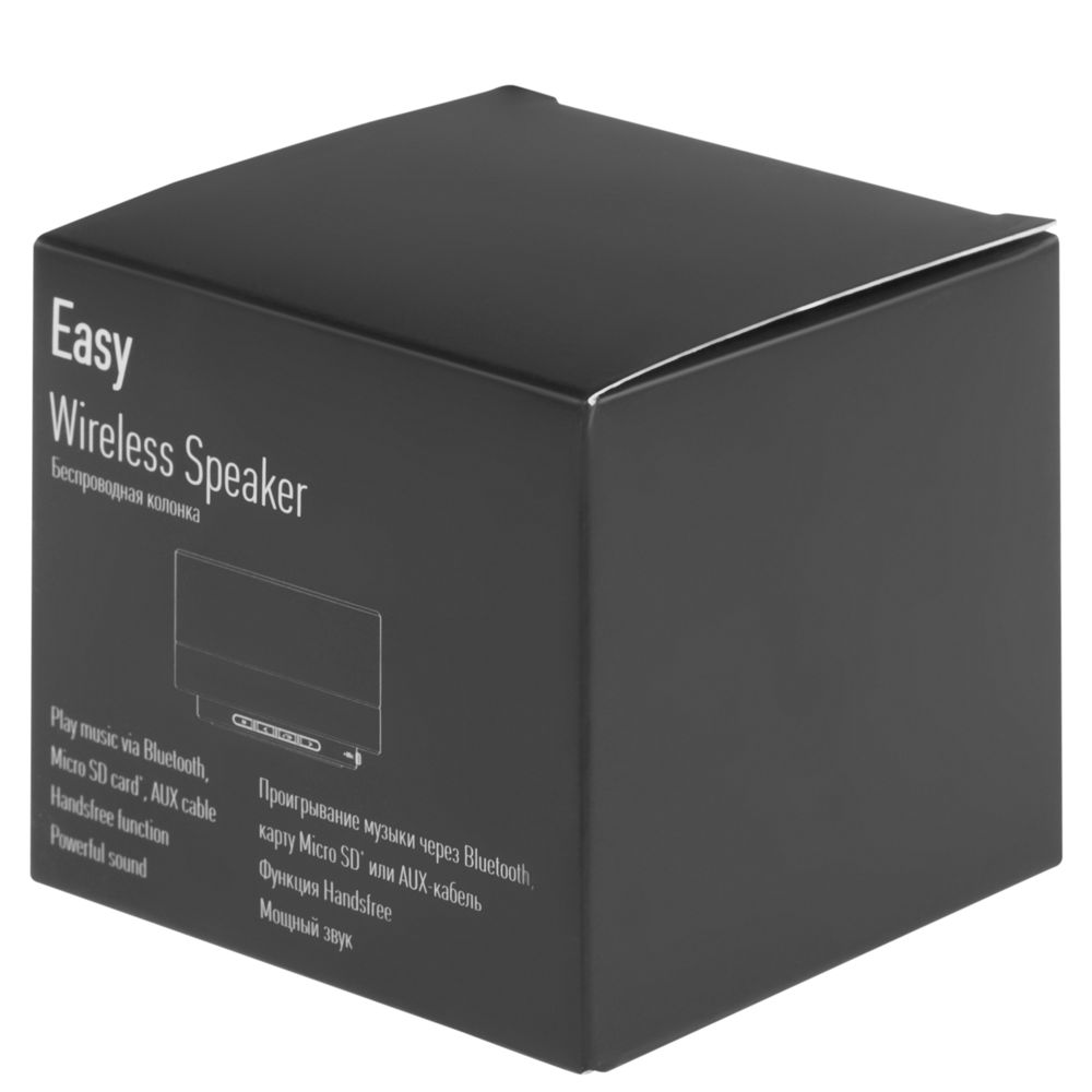 Беспроводная колонка Easy, черная — фото 6