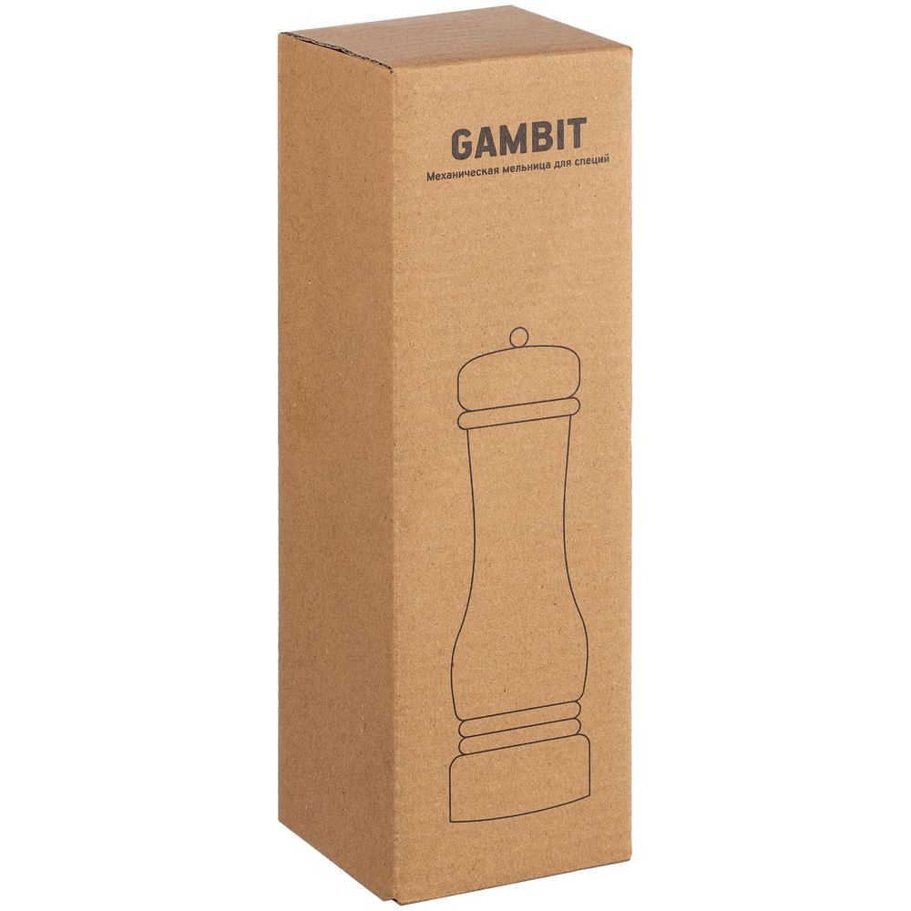 Механическая мельница для специй Gambit, черная — фото 8