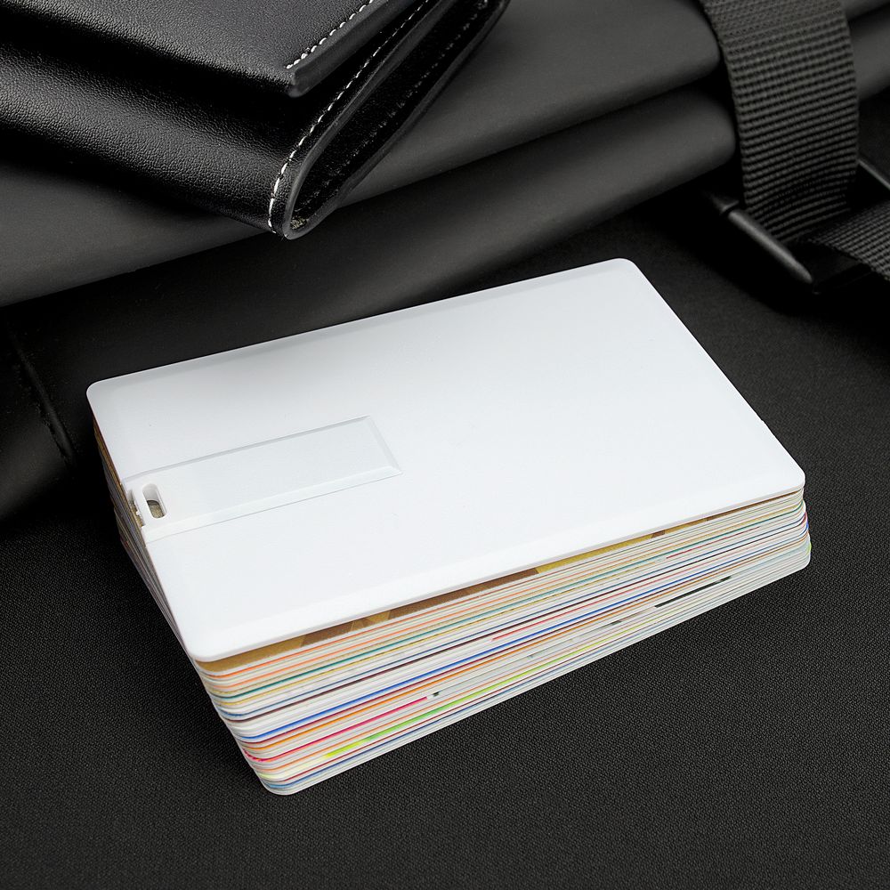 Флешка Card, 16 Гб, белая — фото 1