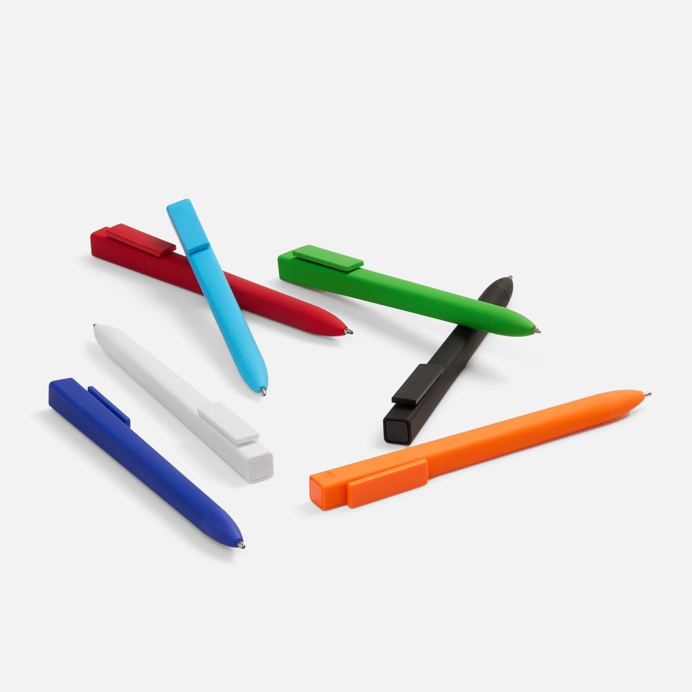 Ручка шариковая Swiper SQ Soft Touch, черная — фото 2