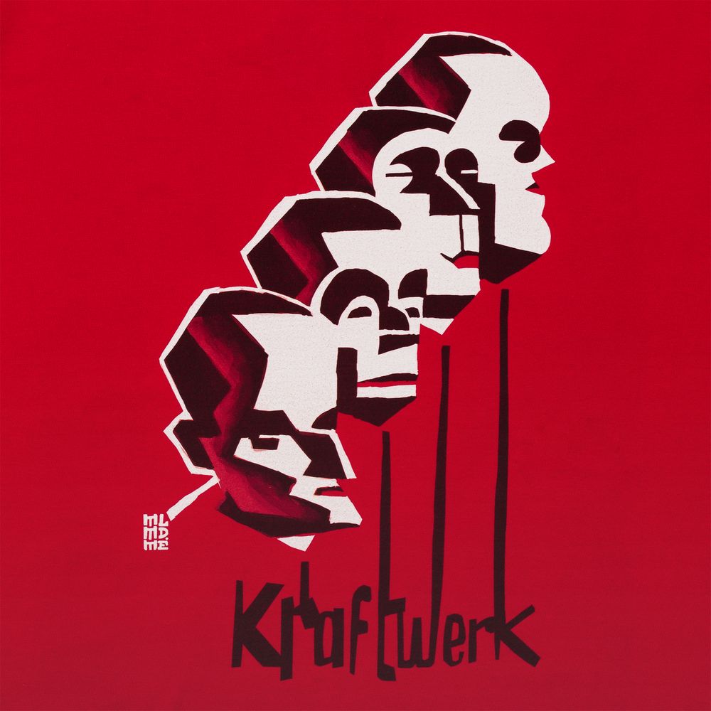 Футболка «Меламед. Kraftwerk», красная — фото 1