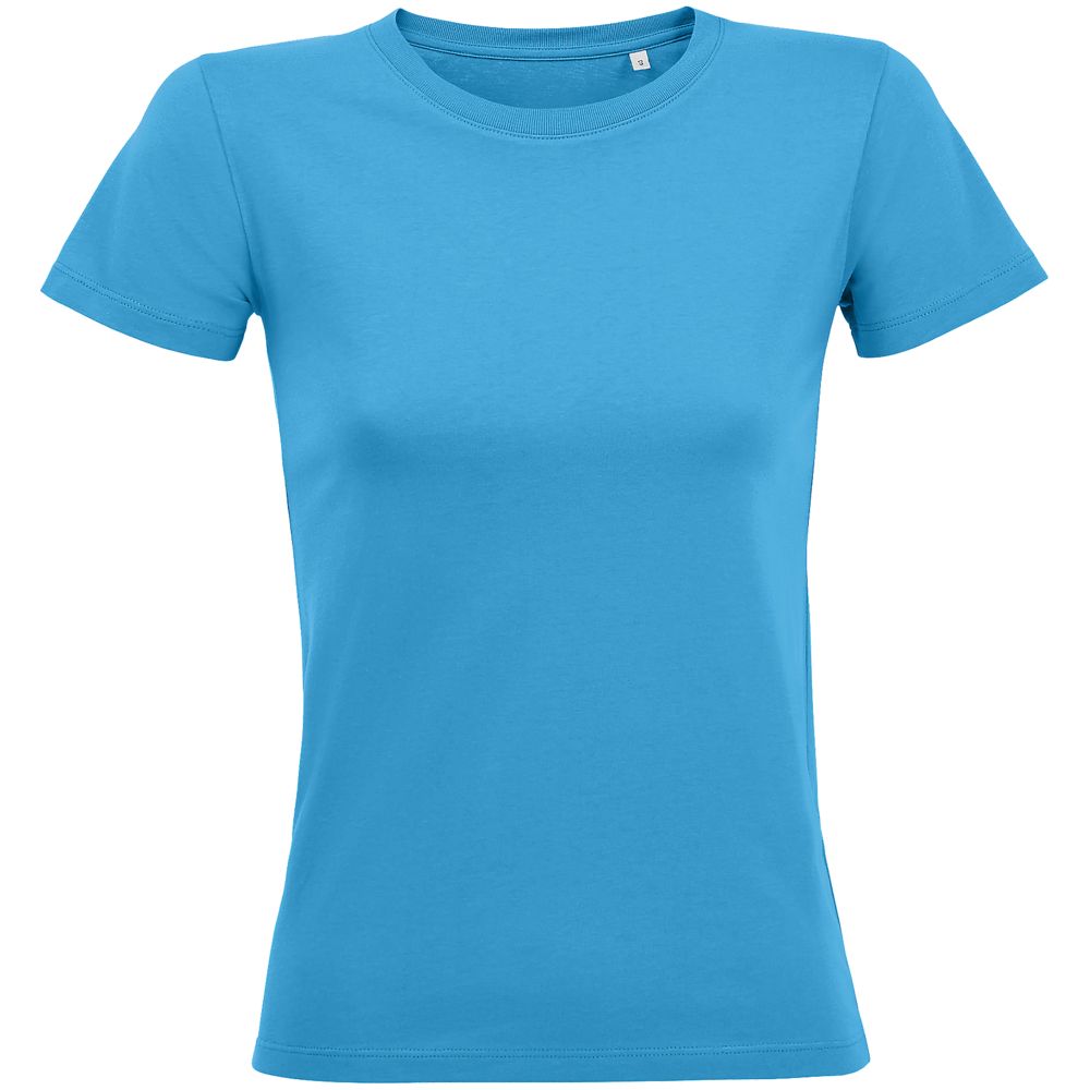 Футболка женская Regent Fit Women, ярко-бирюзовая — фото 4
