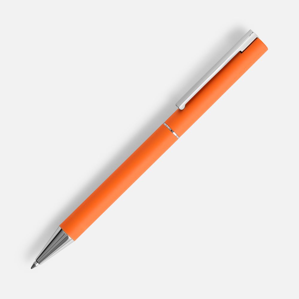 Ручка шариковая Blade Soft Touch, оранжевая — фото 5