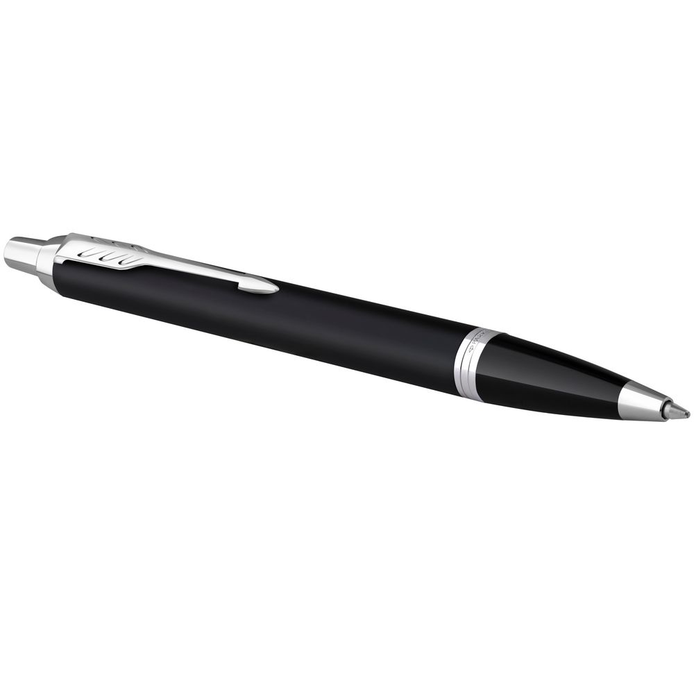 Ручка шариковая Parker IM Essential Muted Black CT, черная — фото 1