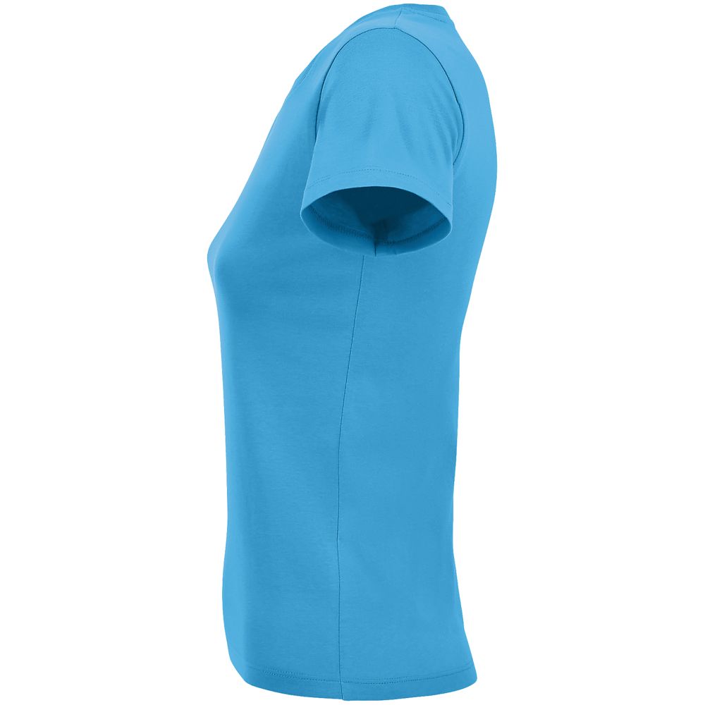 Футболка женская Regent Fit Women, ярко-бирюзовая — фото 2