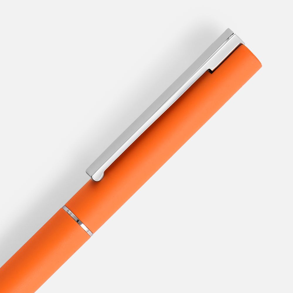 Ручка шариковая Blade Soft Touch, оранжевая — фото 2