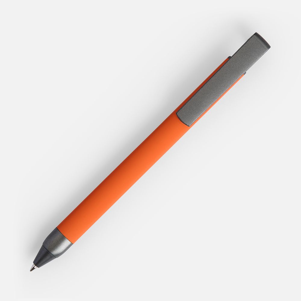 Ручка шариковая Standic с подставкой для телефона, оранжевая — фото 1