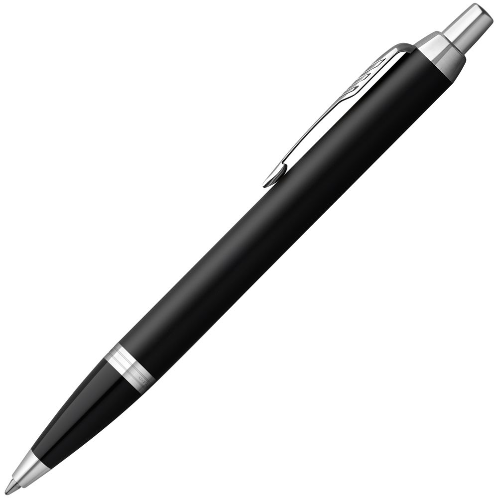 Ручка шариковая Parker IM Essential Muted Black CT, черная — фото 5