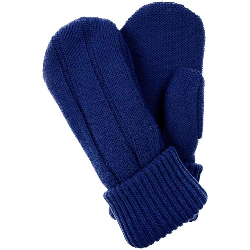 Варежки Knit Beat, темно-синие — фото 1