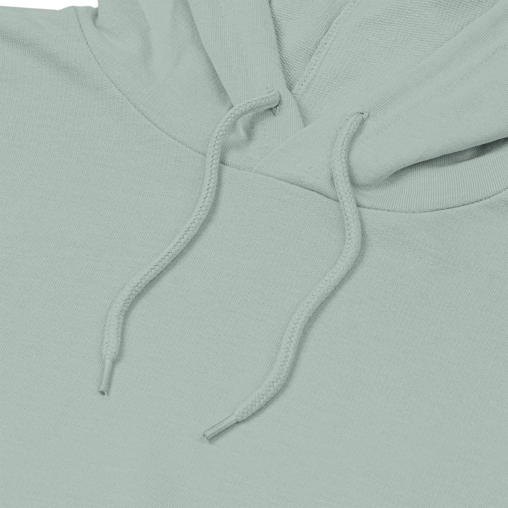 Толстовка с капюшоном унисекс Hoodie, серо-зеленая — фото 2