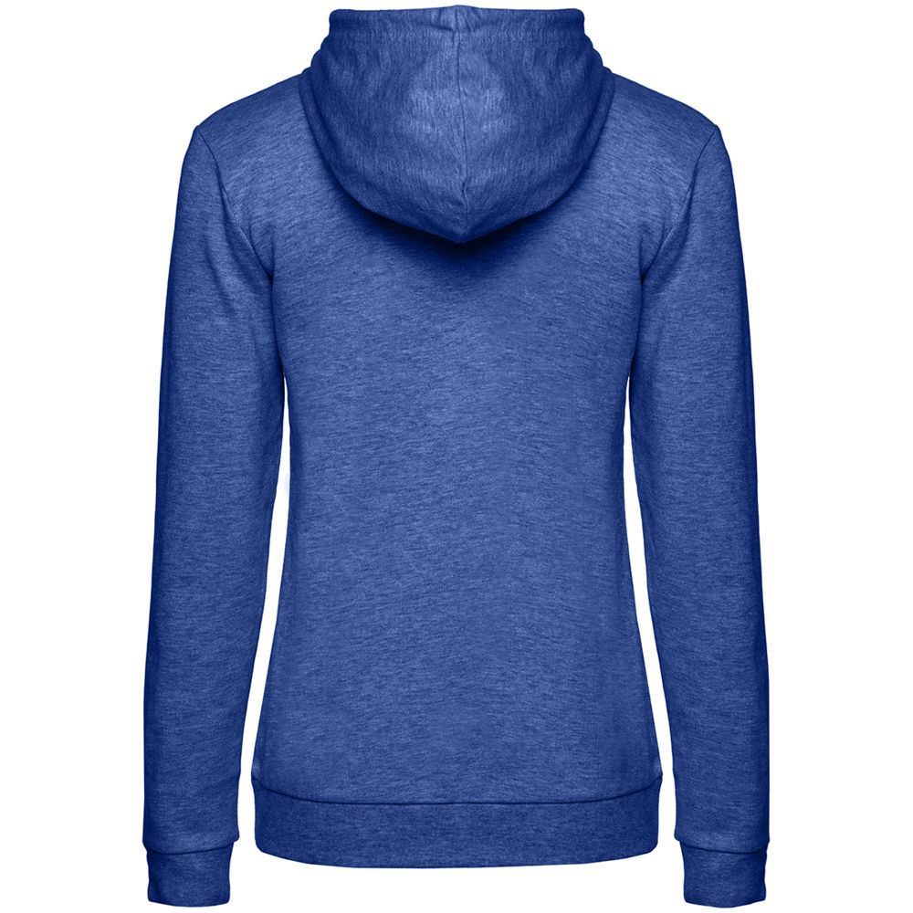 Толстовка с капюшоном женская Hoodie, ярко-синий меланж — фото 1