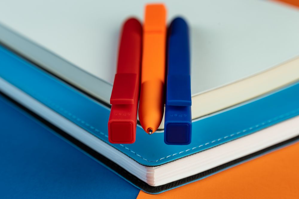 Ручка шариковая Swiper SQ Soft Touch, красная — фото 4